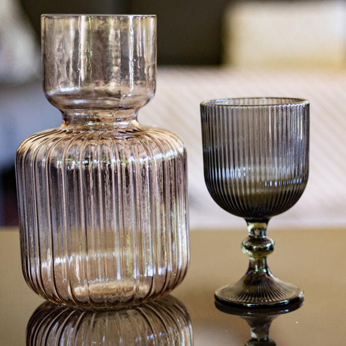 Lot de 6 verres à pied, YUCATAN
