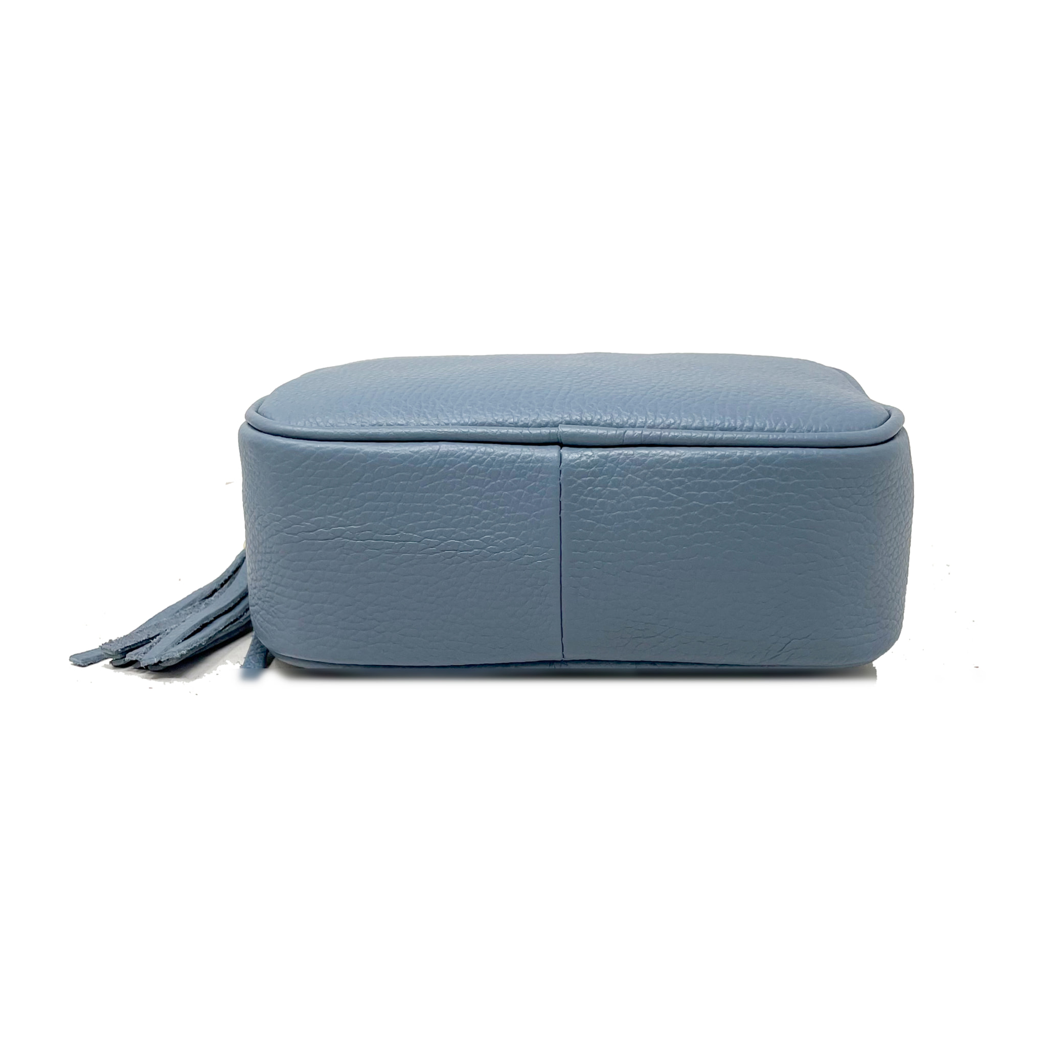 Chicca Borse - Tracollina Clutch Donna in Vera Pelle - Colore Carta Zucchero
