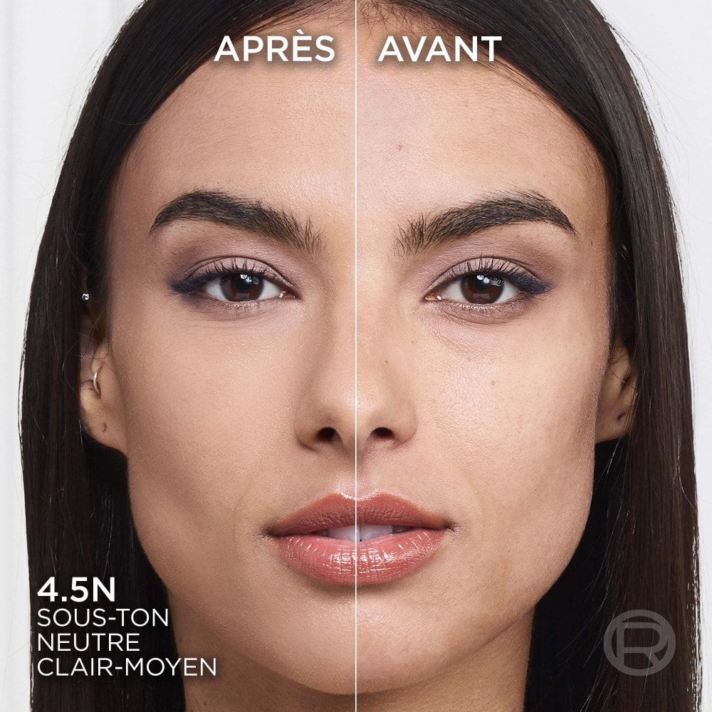 L'Oréal Paris Accord Parfait Fond de Teint Fluide 4.5N Beige Peau 30ml