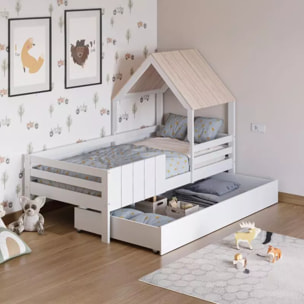 Cama cabaña Koti Blanco - Oak