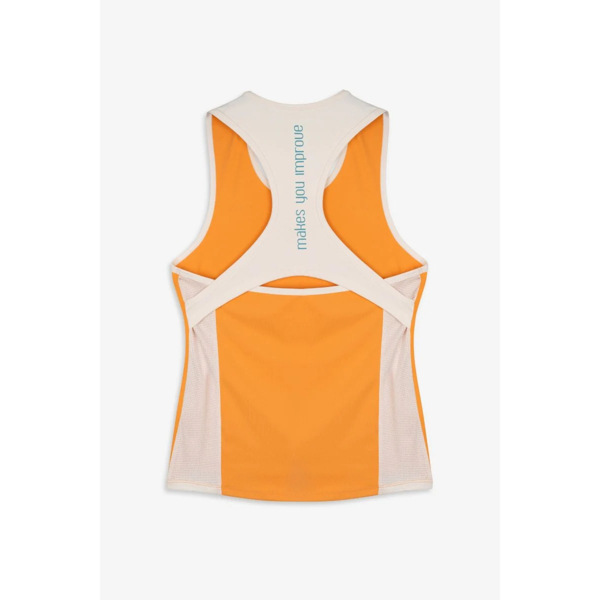 Camiseta de tirantes mujer PRO naranja