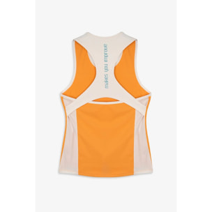 Camiseta de tirantes mujer PRO naranja