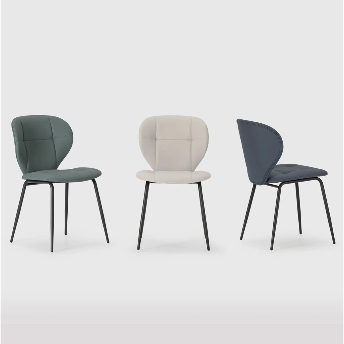 Lot de 2 chaises en tissu - SVEA