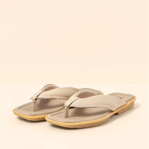 Sandalias N5931 WAX NAPPA CREAM / MAKISU color Cream