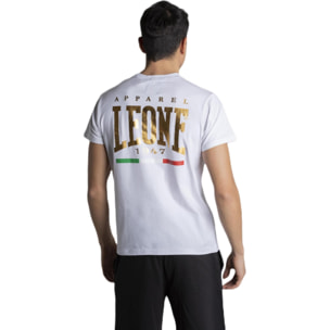 Camiseta hombre manga corta dorada