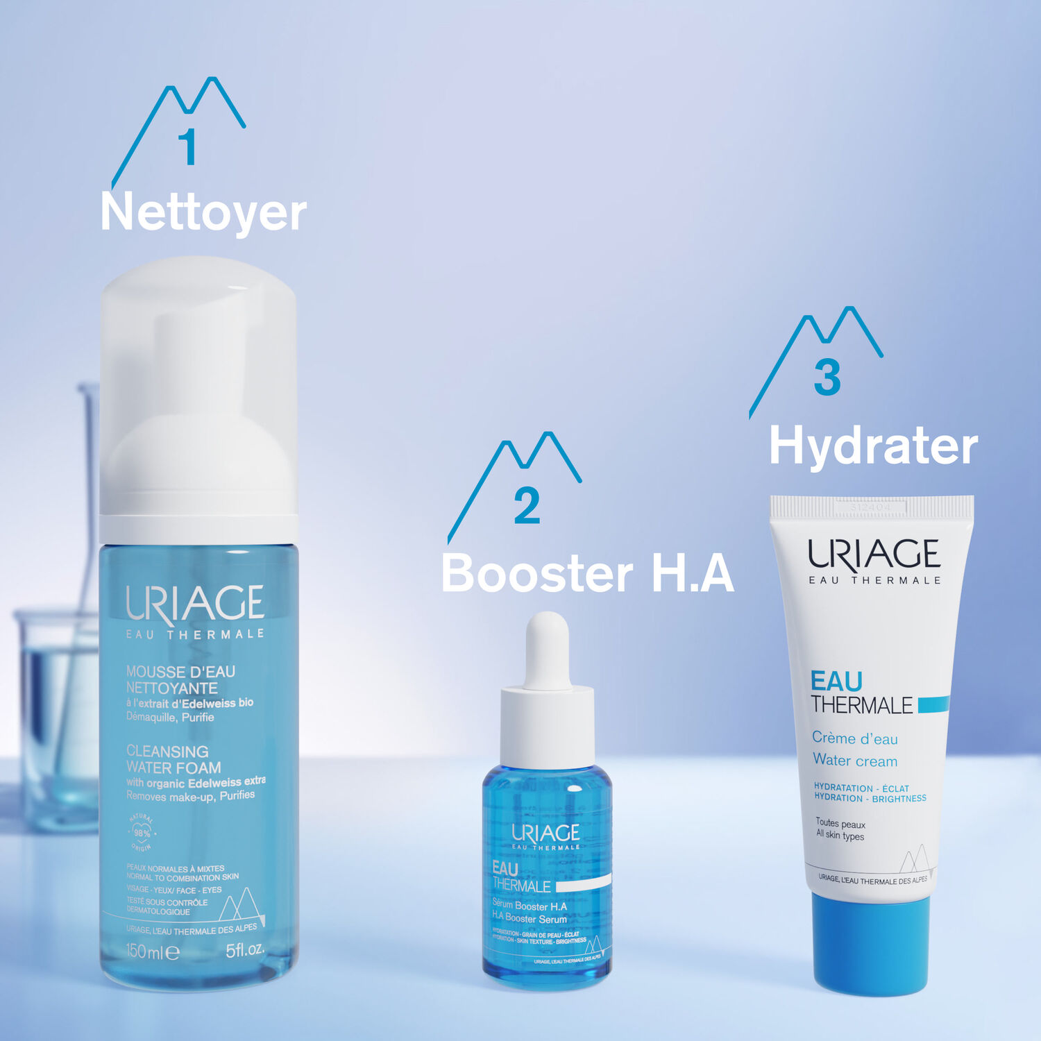 Mousse d'Eau Nettoyante - Peaux Normales à Mixtes 150 ml