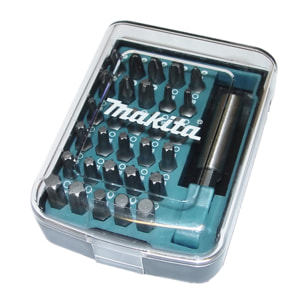 Perceuse sans fil 18V DF4880 + clé à chocs 18V TD127D - MAKITA - avec 2 batteries 18V 1.5 Ah + chargeur + 30 embouts - DK18A35X1