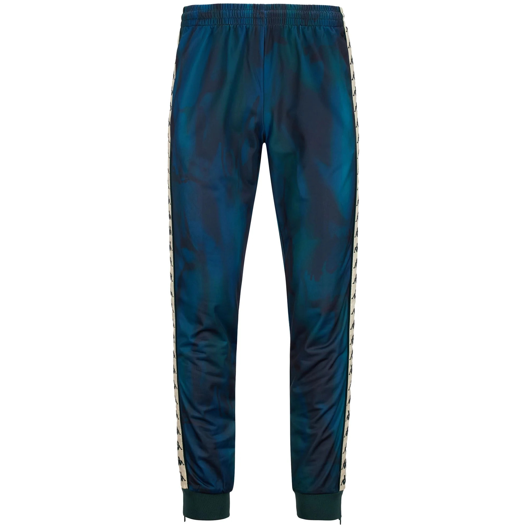 Kappa - Pantaloni Uomo Verde - 222 Banda Rastoria 2 Graphik Slim