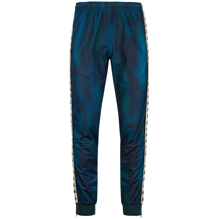 Kappa - Pantaloni Uomo Verde - 222 Banda Rastoria 2 Graphik Slim