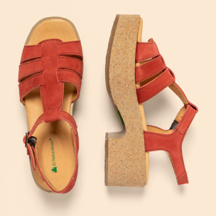Sandalias con tacón N5890 PLEASANT FRAMBUESA /ARBEQUINA color Frambuesa