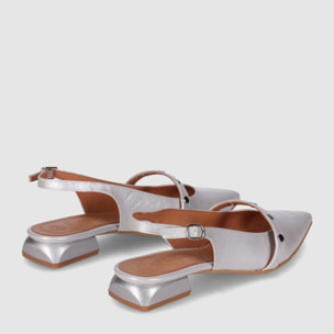 Zapatos - Plata/Metal Silver - Tacón: 3 cm