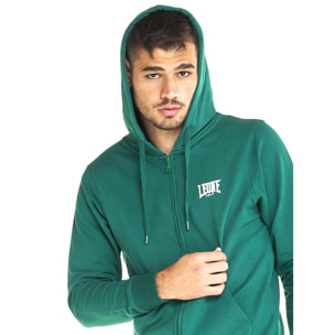 Felpa Leone uomo con cappuccio e zip Basic