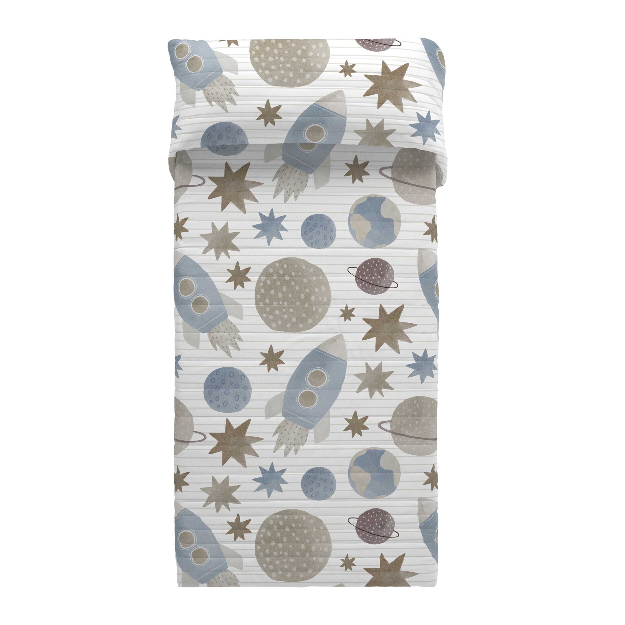 Colcha Bouti Estampada - Infantil - 2/3 Piezas - 100% Poliéster - Microfibra - 70 gr/m² - Orion