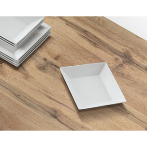 Tavolo POSITANO in legno effetto rovere e gambe antracite, allungabile 110x70 cm – 190x70 cm