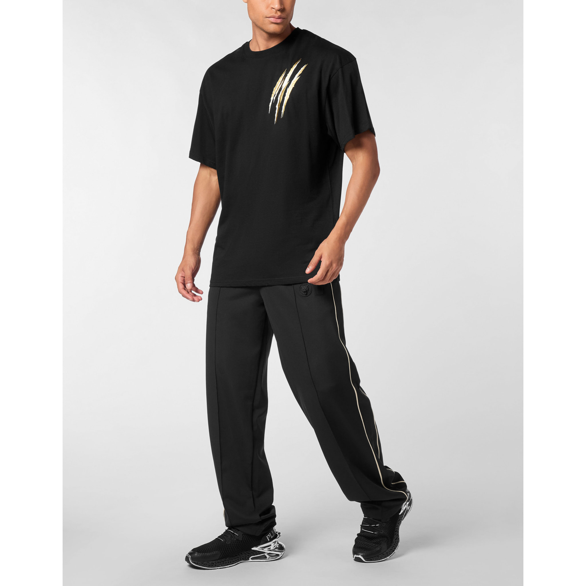 PLEIN SPORT T-Shirt Round Neck Ss SCRATCH