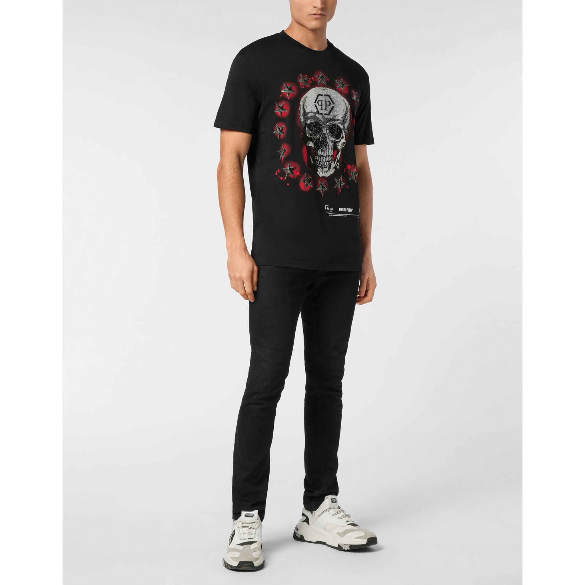 PHILIPP PLEIN T-shirt girocollo a maniche corte SKULL