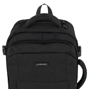Mochila Viaje Cabina Jaslen Leeds Negro