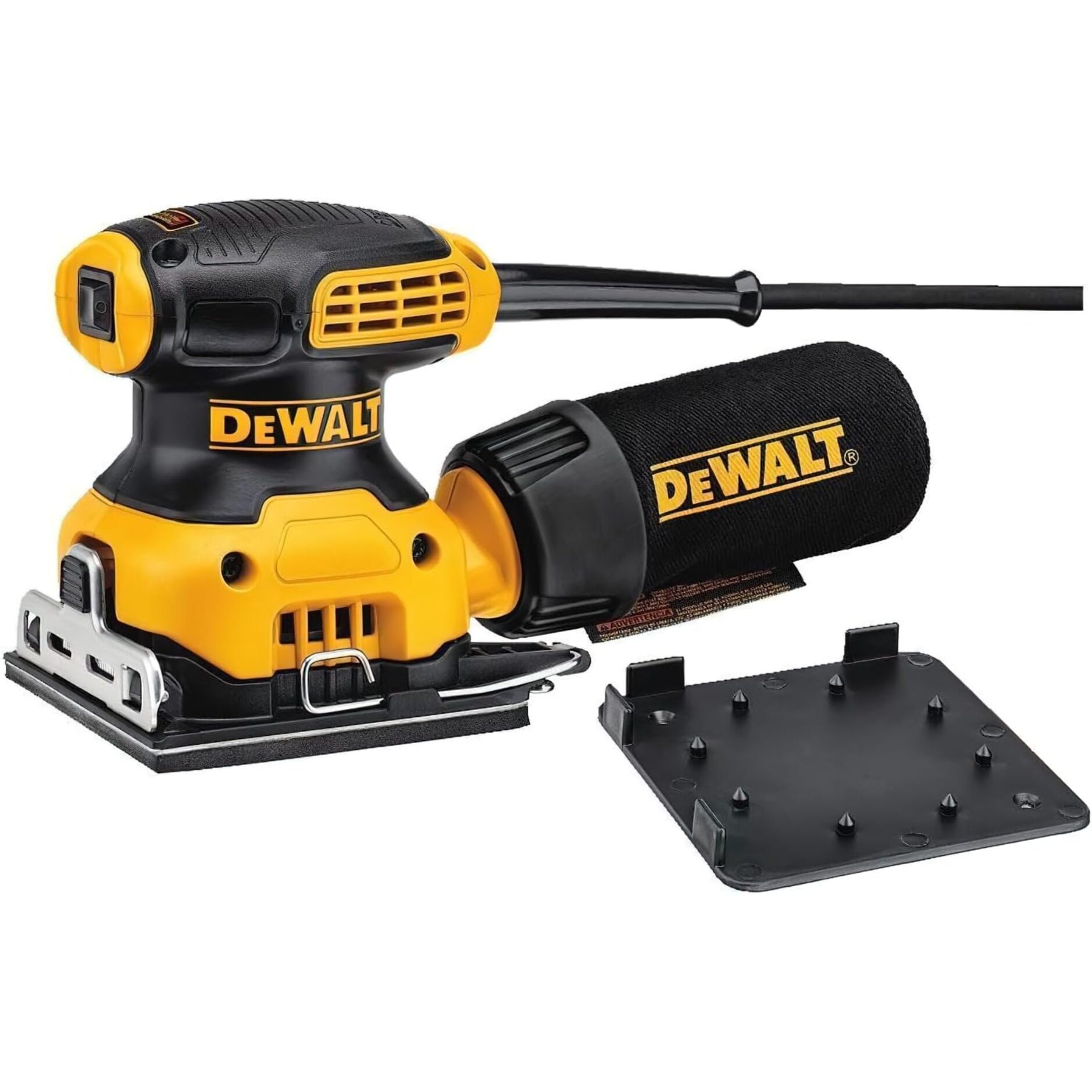 Ponceuse vibrante 230 W - 1/4 feuille - DEWALT - DWE6411-QS