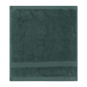 Carre pur coton 550 g/m² uni anthracite Elea crepuscule
