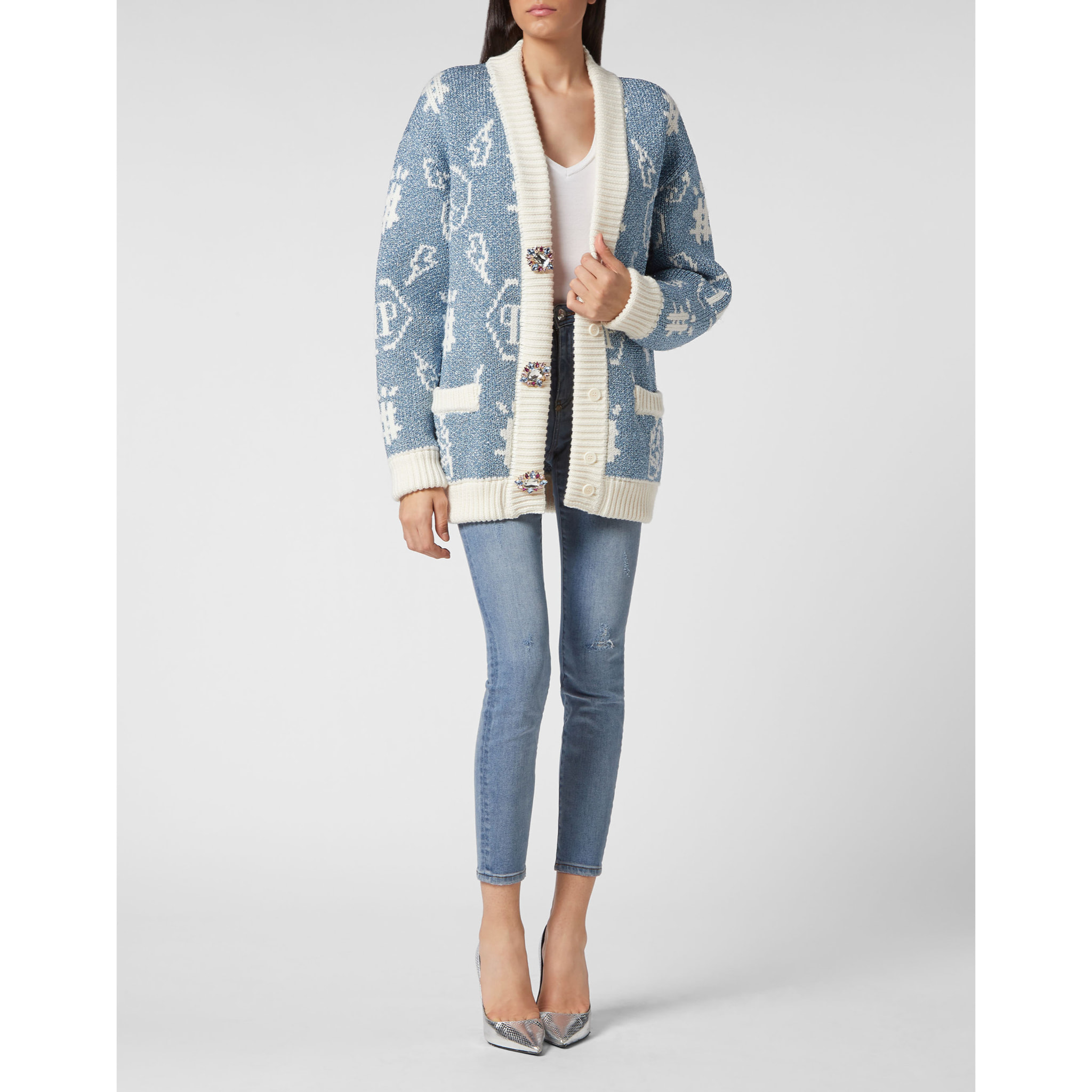 PHILIPP PLEIN Cárdigan MONOGRAM