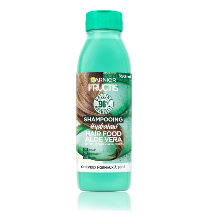 Lot de 6 - Shampooing Hair Food Hydratant aloe vera Fructis 350ml
