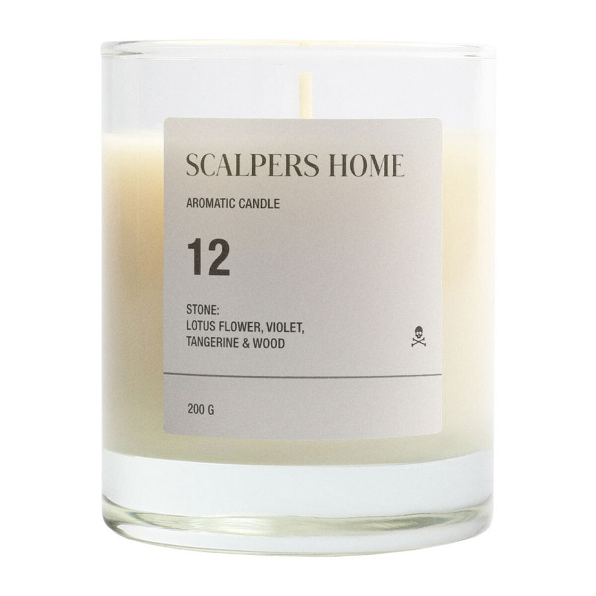 Set de 2 velas aromáticas 200gr aroma stone scalpers