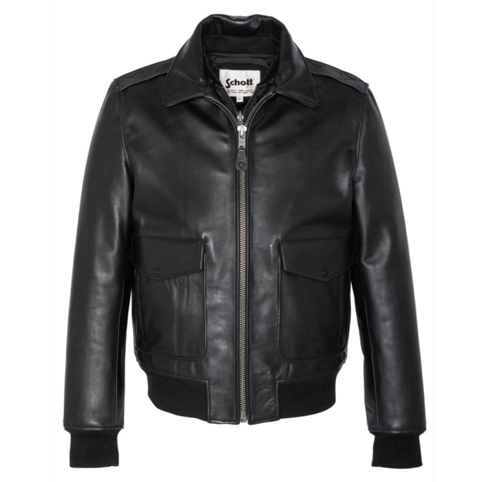 LCFLYW22 PILOT JACKET COW NAKED 184 Nero