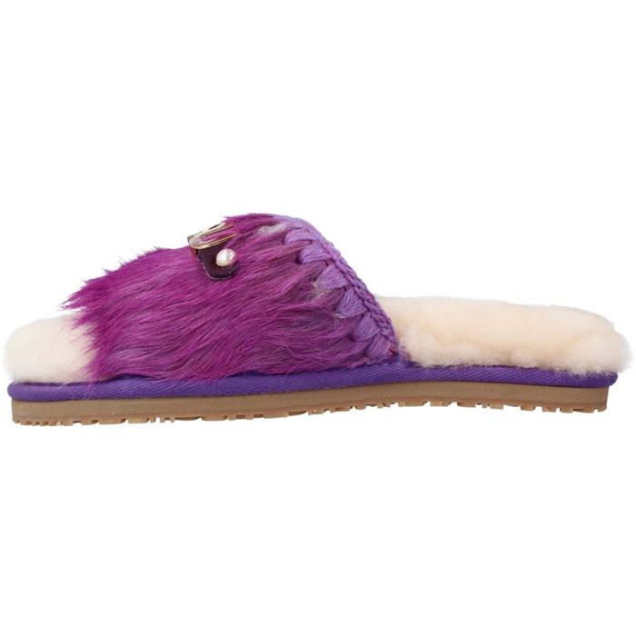 ZAPATILLAS DE CASA - PANTUFLAS MOU SLIDE SLIPPER LONG HAIR P