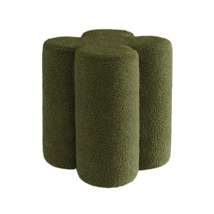 Pouf tabouret trèfle bouclette  CLOVER
