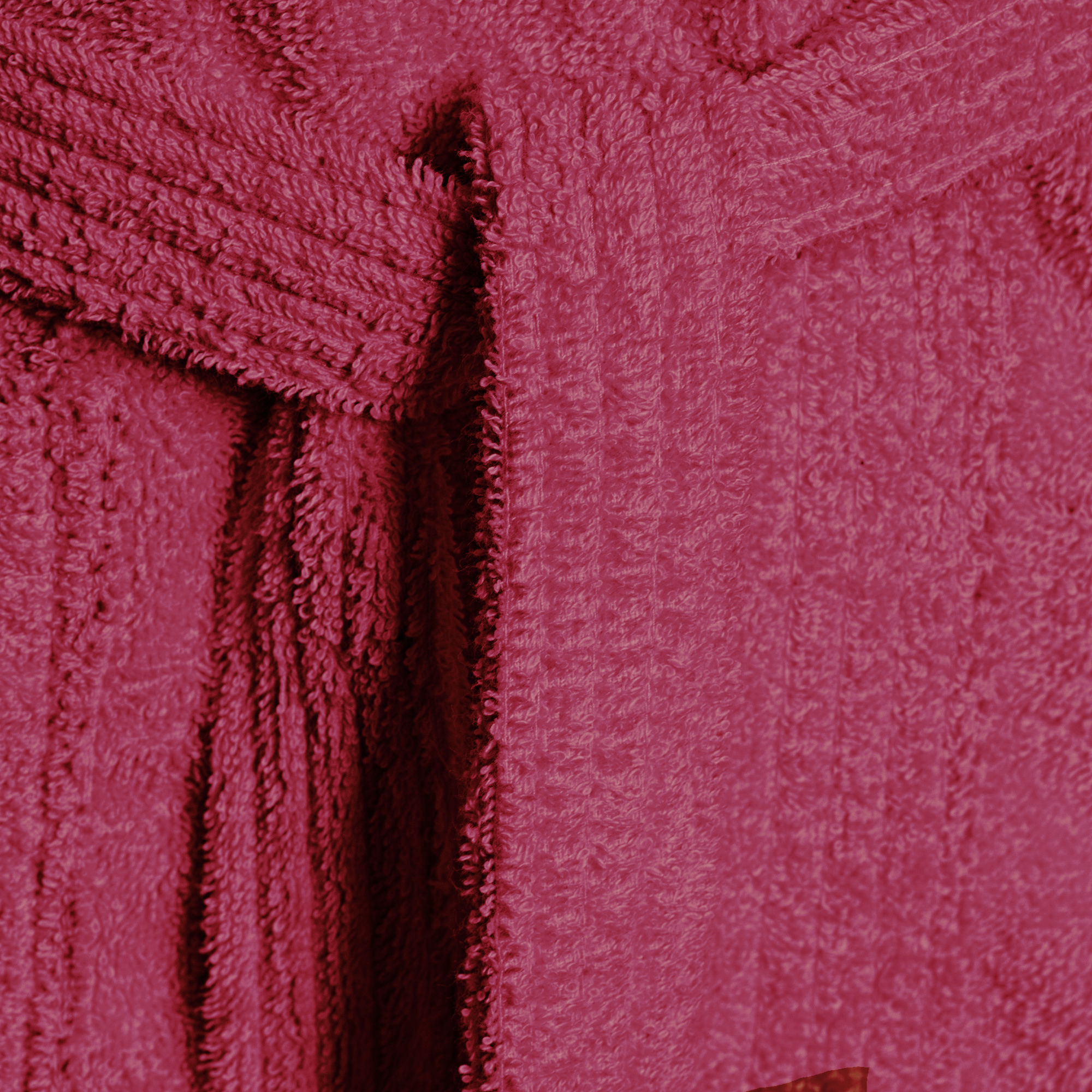 Bassetti Morbido Accappatoio 360 gr con Cappuccio 100% Cotone Uomo Donna Spugna Taglie Forti - ITALY Designed - Collezione VIVIAN - PORPORA 65