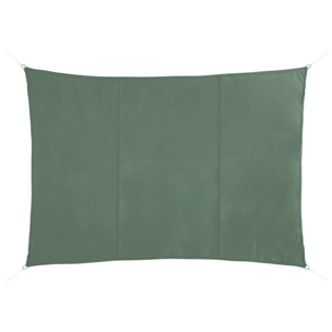 Voile d'ombrage rectangulaire Shae Vert olive