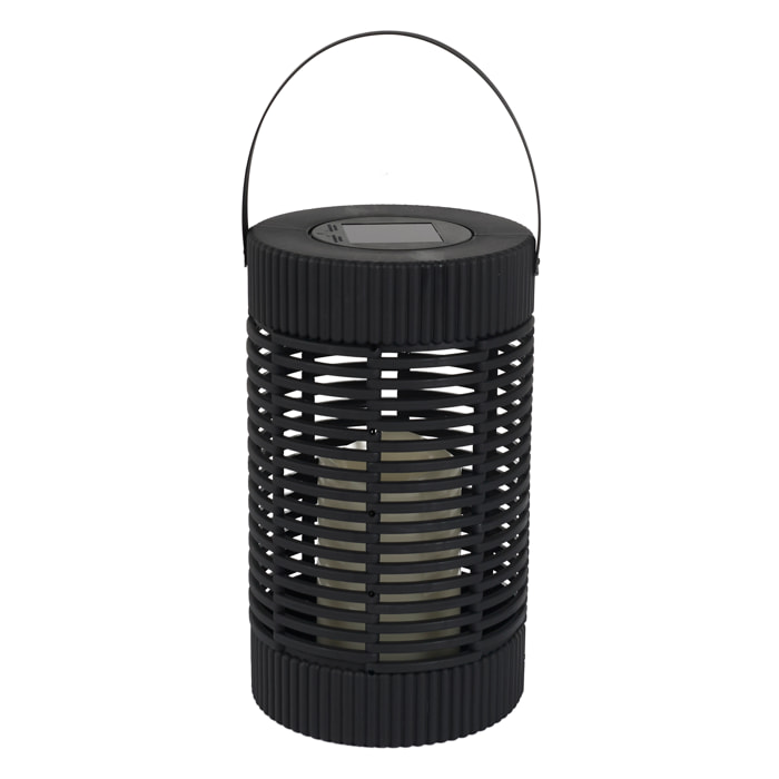 Lanterne Solaire Effet Bougie H23cm