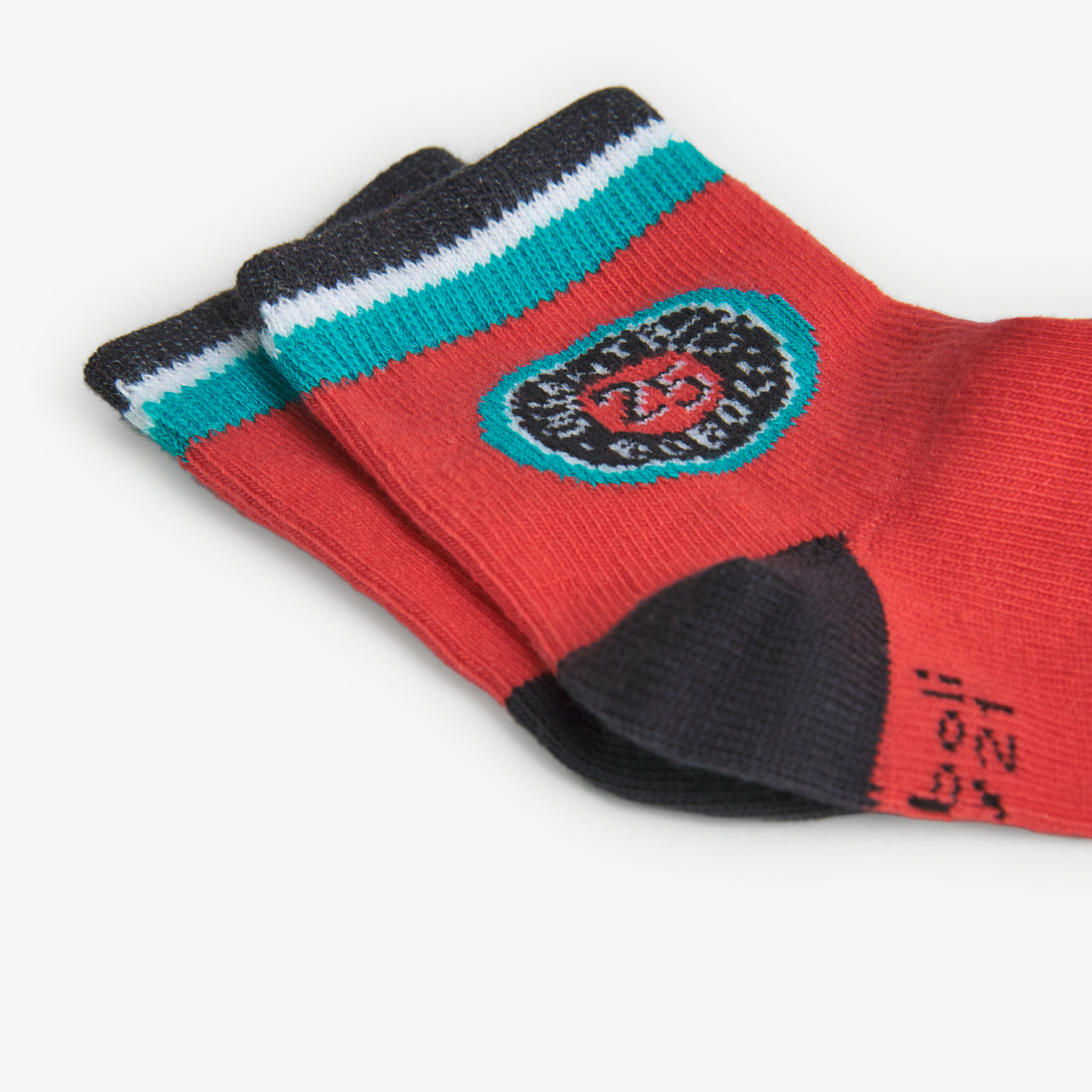 Pack calcetines bebé niño estampados, verde agua