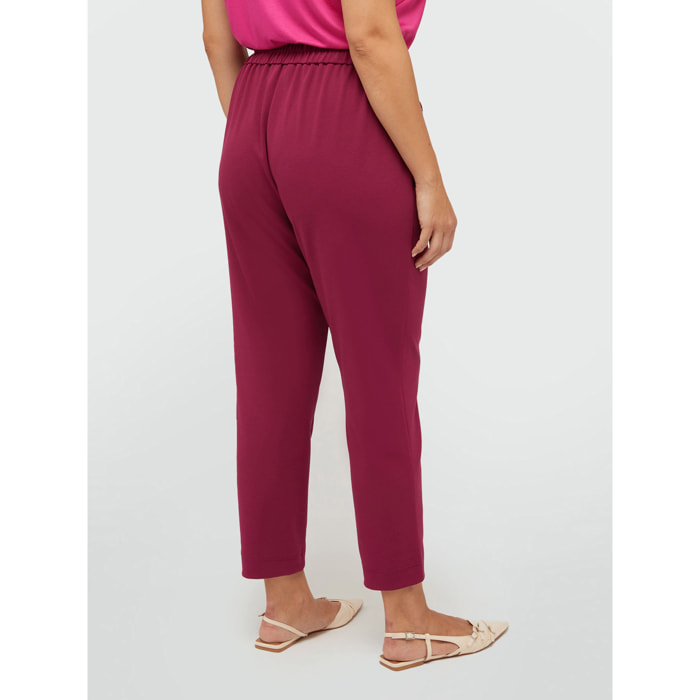 Fiorella Rubino - Pantalón jogger - Burgundy