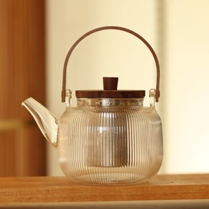 Théière en verre borosilicate 900ml MUGI