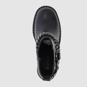 Botines - Negro - Tacón: 7 cm