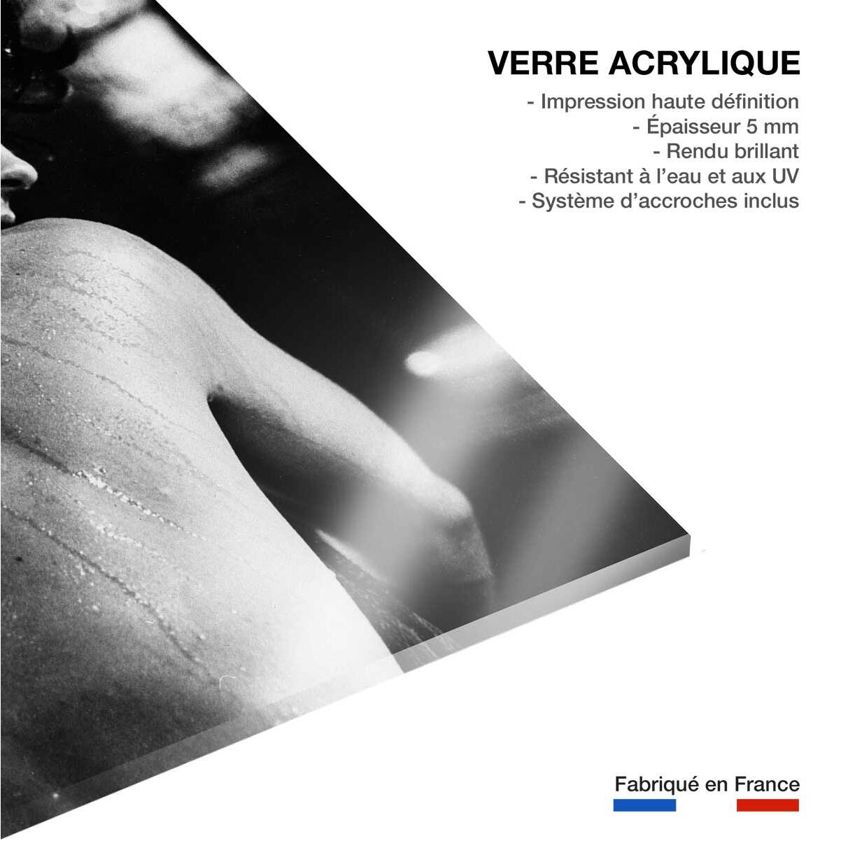 Photo célébrité Romy Schneider intime Tableau plexiglas