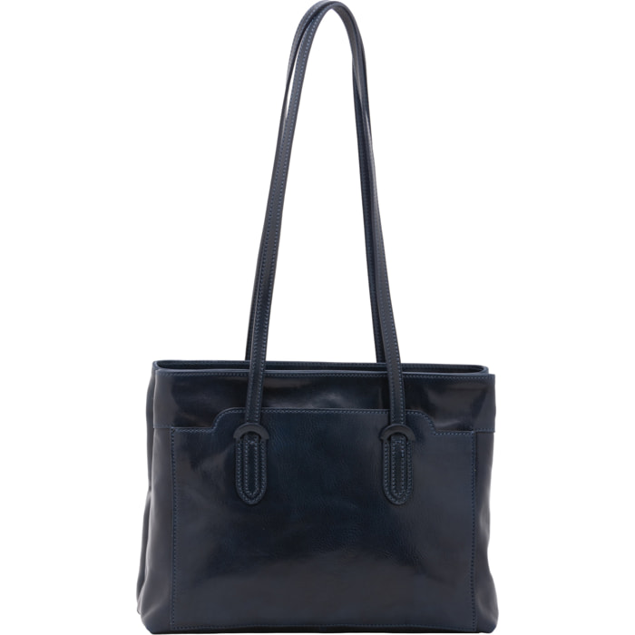 Borsa a spalla  da donna In Vera pelle Made in Italy 35x26x12 cm