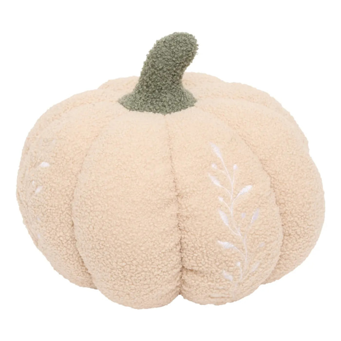 Coussin citrouille Automne 32x32cm beige