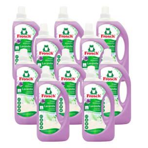 Pack 10x Hogar multiusos lavanda Frosch 1000 ml