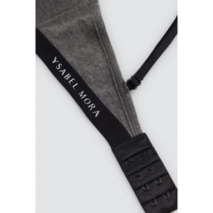 Reggiseno giovanile in cotone senza ferretto blu navy