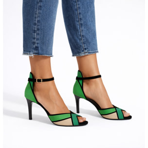 Decolletè con cinturino alla caviglia - tacco 8,5 cm