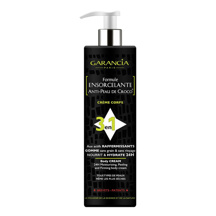 Formule Ensorcelante Anti-Peau de Croco - Crème Corps 3 en 1, Nourrit & Hydrate