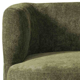 Poltroncina da interni in tessuto 75x72x68 cm verde - Seattle