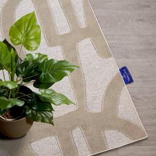 Tapis kilim, motif géométrique authentique, kilim tissé, fylo