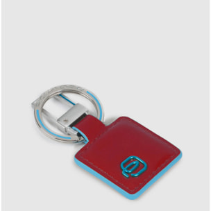 Piquadro Porte-clés avec plaquette en cuir