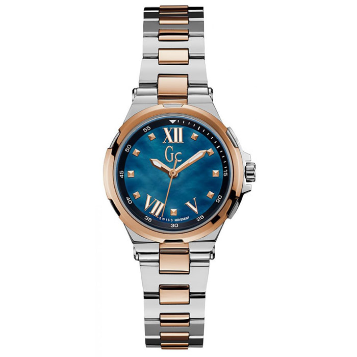 Reloj Gc Y33001L7 Mujer Analogico Cuarzo con Correa de Acero inoxidable