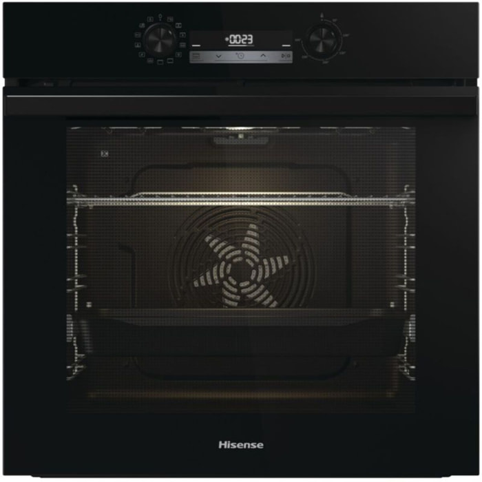 Four encastrable HISENSE BI64213SEPBG - Pyrolyse - Chaleur pulsée - Porte froide - Rails télescopiques