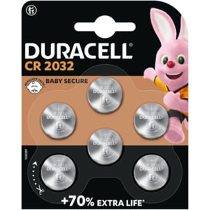 Pile DURACELL DL/CR 2032 x6