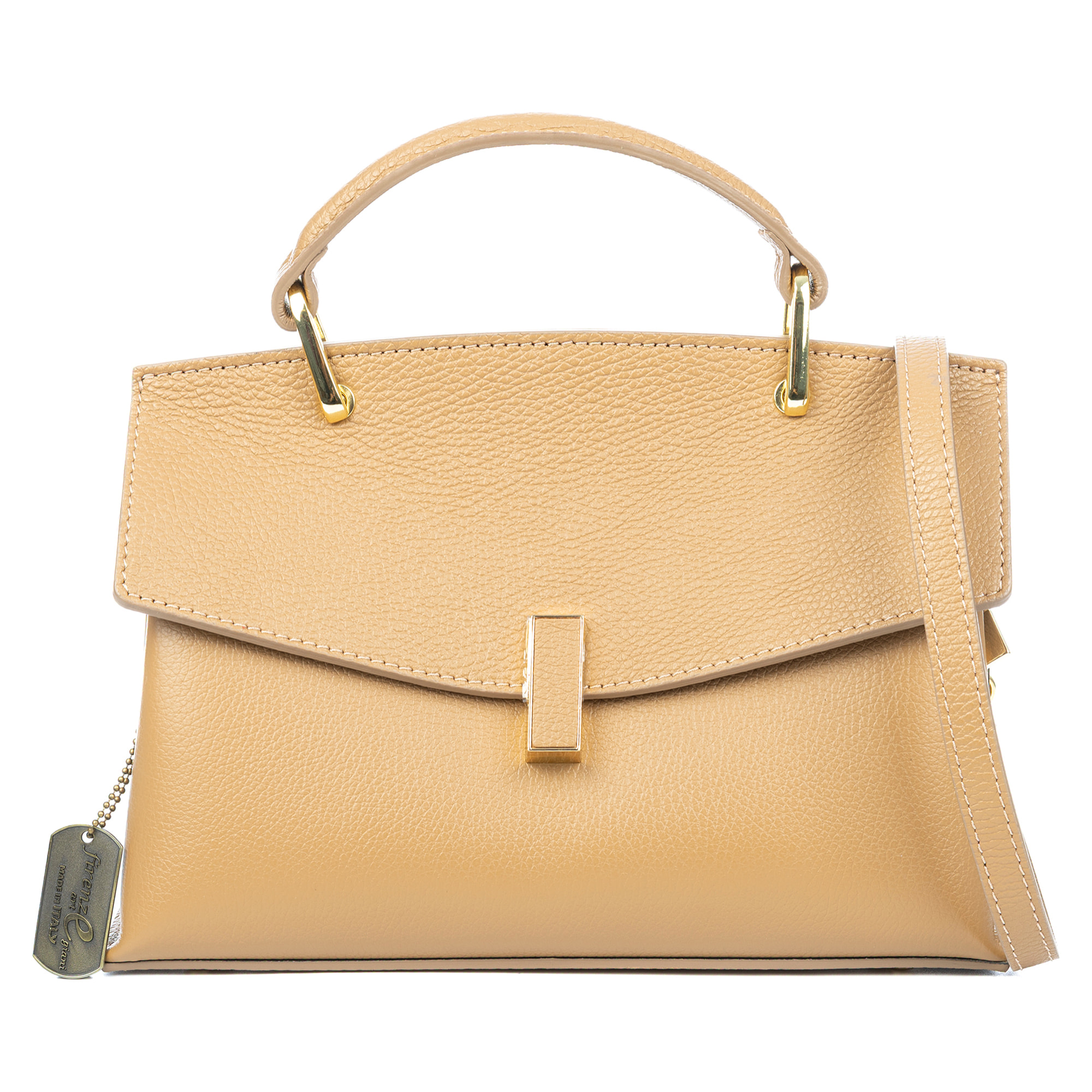 Averara borsa a tracolla donna, in vera pelle Dollaro.